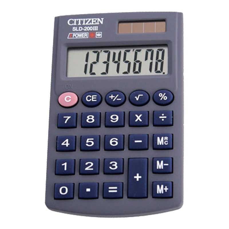 Калькулятор Citizen SLD-200 кишеньковий 8р