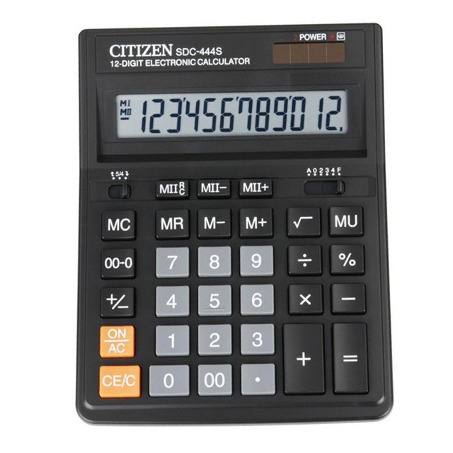 Калькулятор Citizen SDC-444S 12р