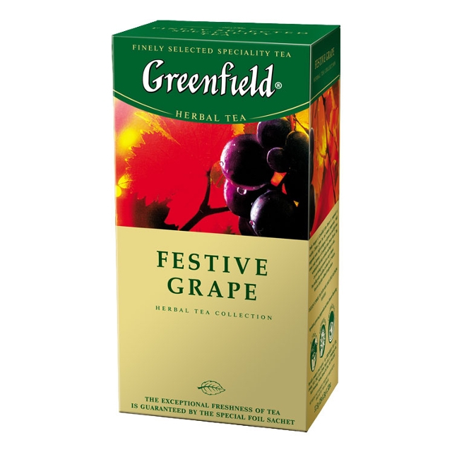 Чай Greenfield Festive Grape у пакетиках 25х2г