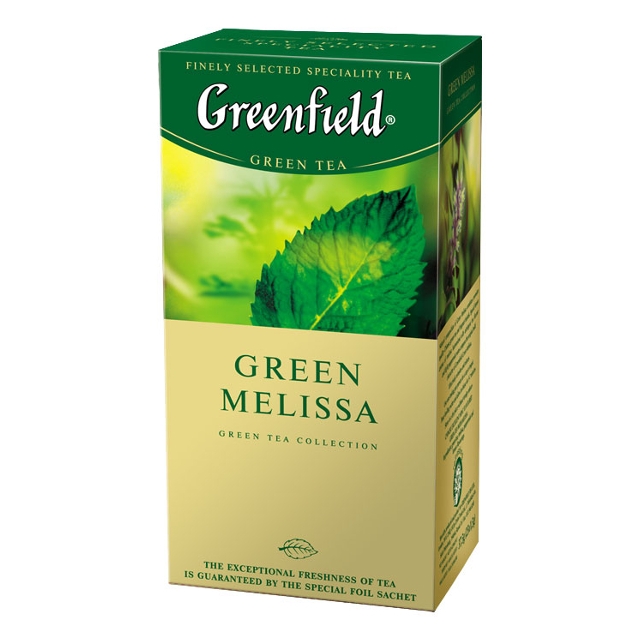 Чай Greenfield Green Melissa у пакетиках 25х1,5г