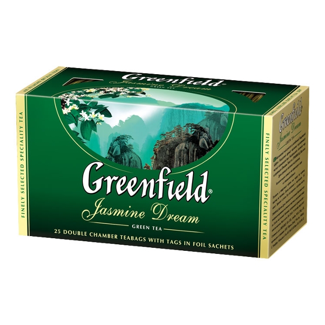 Чай Greenfield Jasmine Dream у пакетиках 25х2г