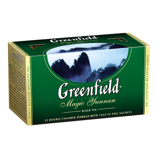 Чай Greenfield Magic Yunnan у пакетиках 25х2г