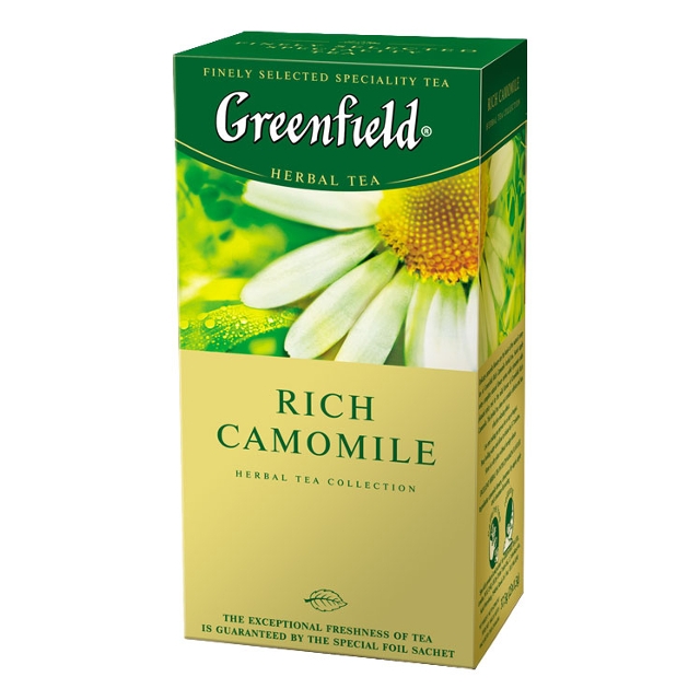Чай Greenfield Rich Camomile у пакетиках 25х1,5г