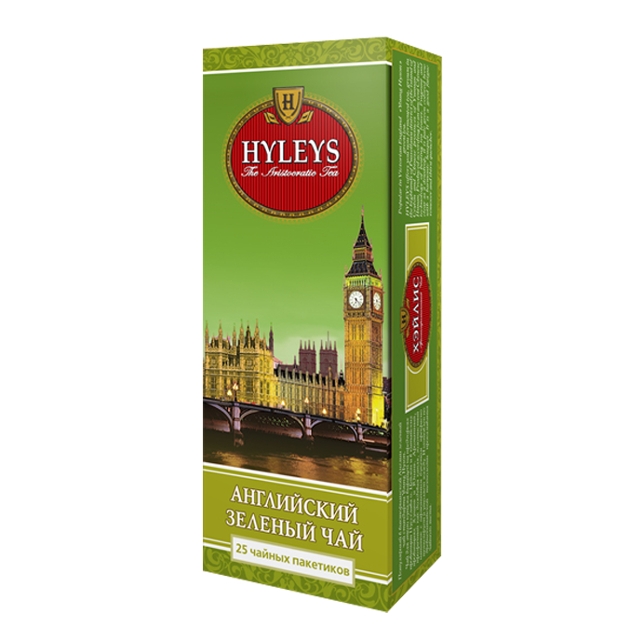 Чай Hyleys Зелений у пакетиках 25х2г
