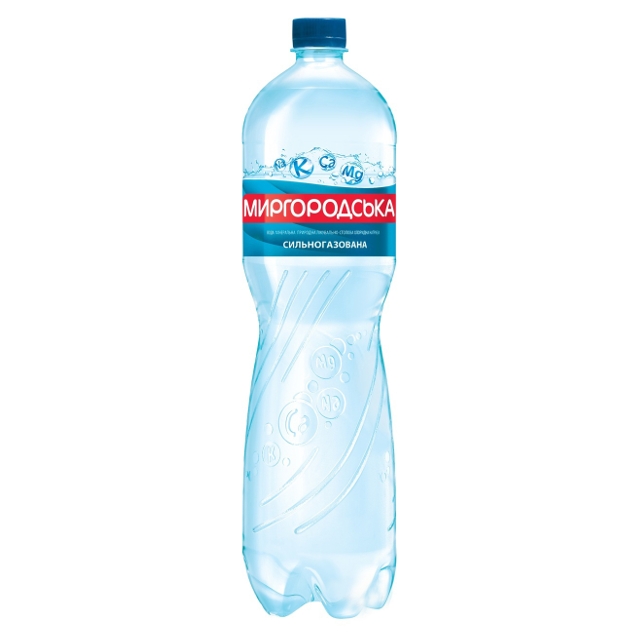 Мінеральна вода Миргородська лікувально-столова 1,5л газована