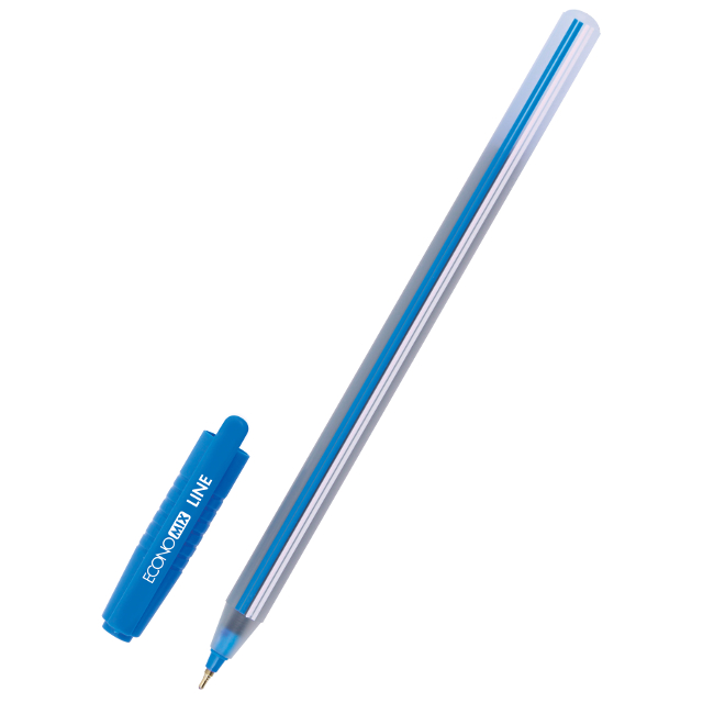 Ручка масляна EconoMix Line 0,7 мм синя