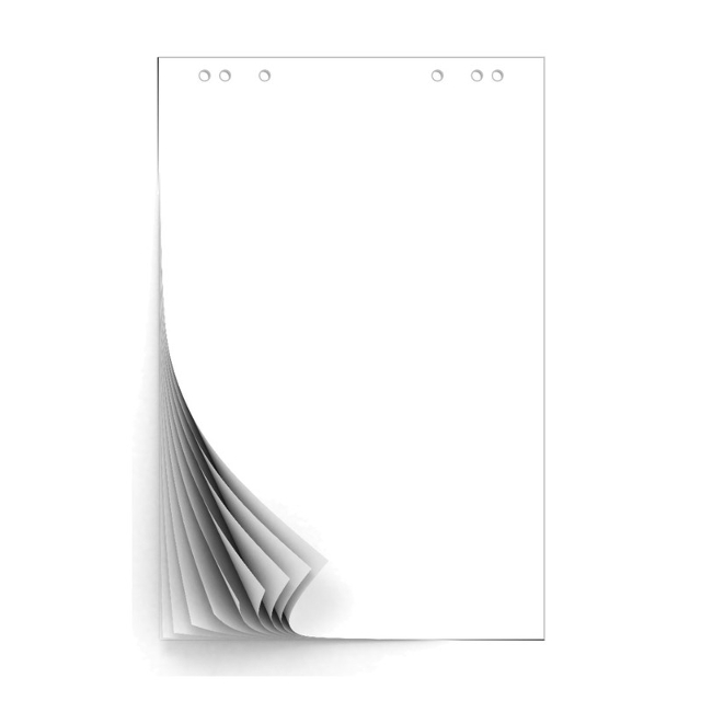 Папір для фліп-чарту 640х900мм 10 аркушів чистий