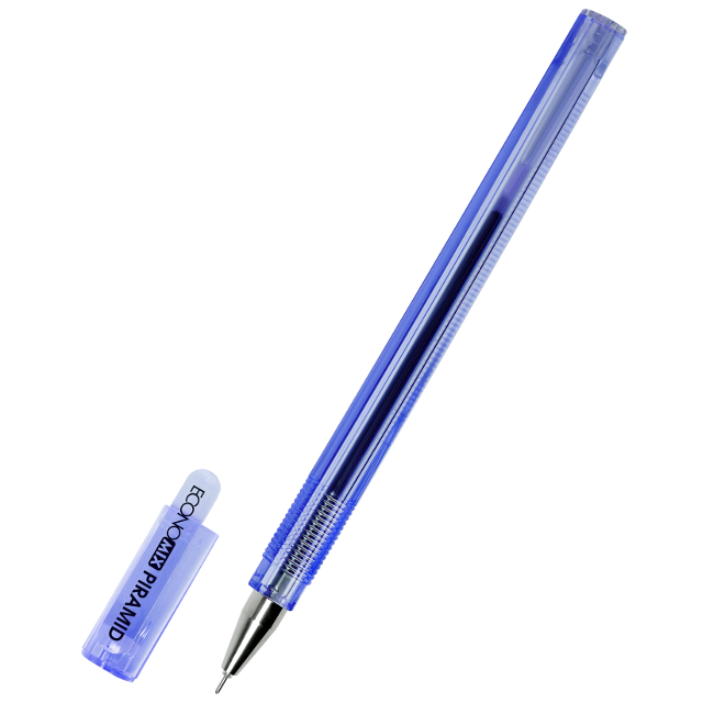 Ручка гелева EconoMix Piramid 0,5 мм синя