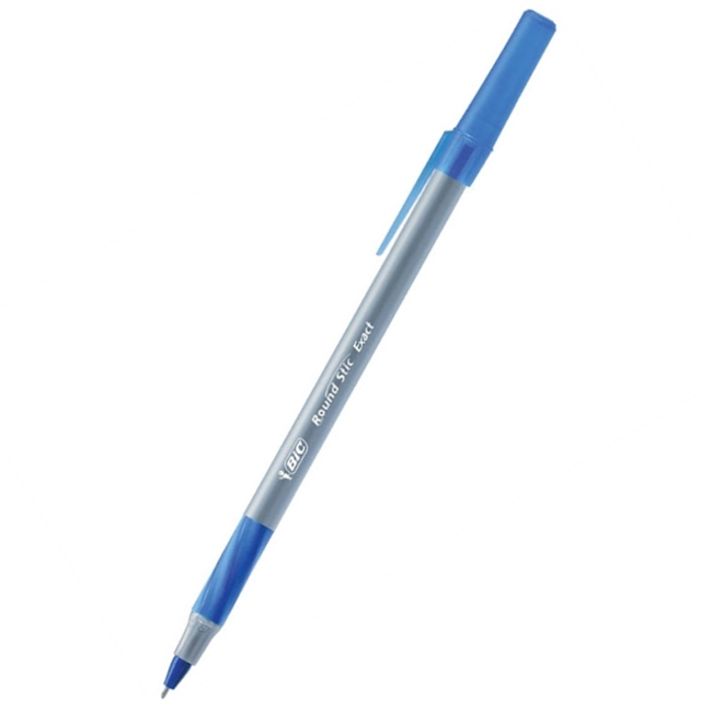 Ручка кулькова BIC Round Stic Exact Grip 0,7 мм синя
