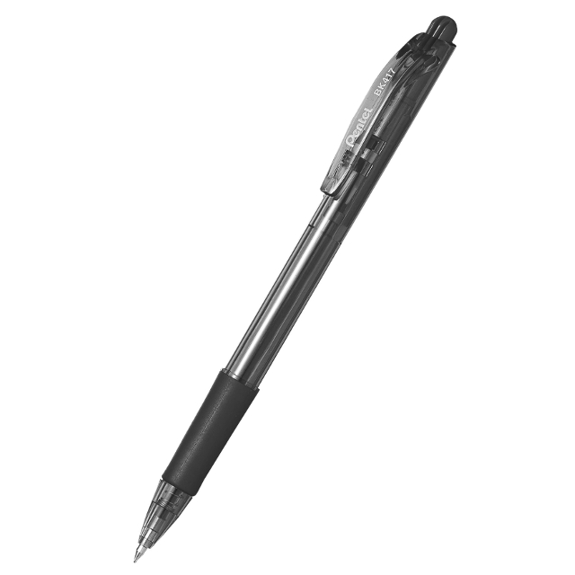 Ручка кулькова автоматична Pentel BK-417 0,7 мм чорна