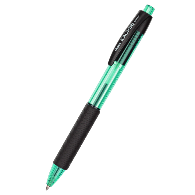 Ручка кулькова автоматична Pentel Kachiri BK-457 0,7 мм зелена