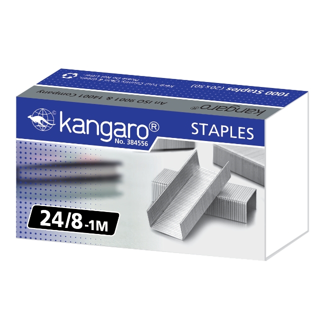 Скоби для степлера Kangaro №24/8 1000 шт