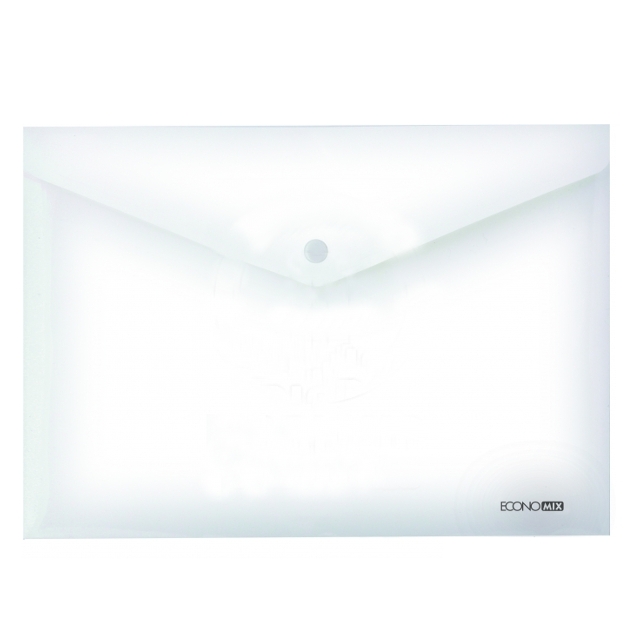 Папка-конверт на кнопці А5 EconoMix прозора (E31316)