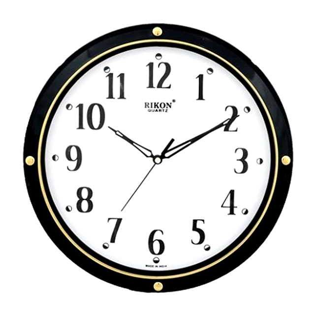 Настінні годинники RIKON 9451 чорні