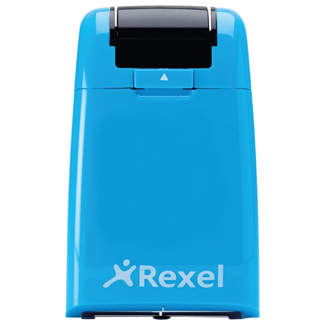 Штамп Rexel ID Guard для приховування особистих даних блакитний