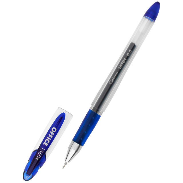 Ручка гелева Optima Office 0,5 мм синя