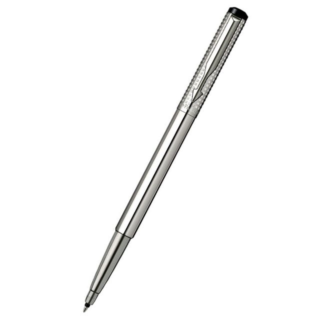 Ручка-ролер Parker Vector Premium Shiny SS Chiselled