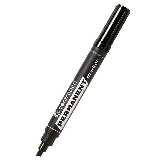 Перманентний маркер Centropen 8576 1-4,6мм чорний