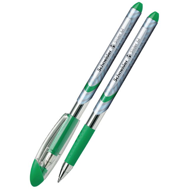 Ручка масляна Schneider Slider Basic M 0,7 мм зелена