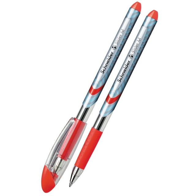Ручка масляна Schneider Slider Basic M 0,7 мм червона