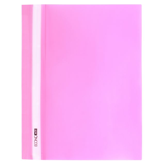 Файл з швидкозшивачем А4 EconoMix рожевий