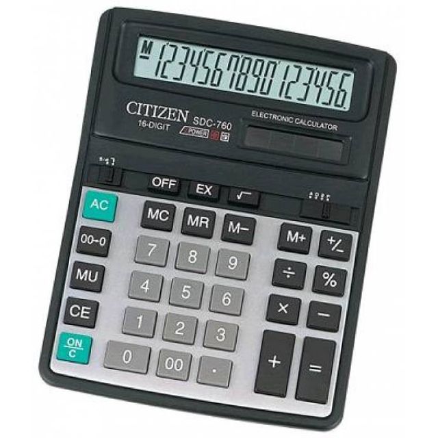 Калькулятор Citizen SDC-760 16р