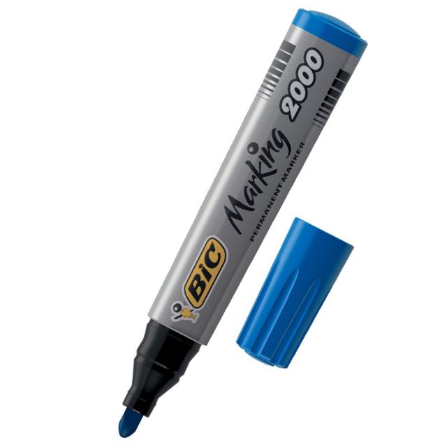 Перманентний маркер BIC 2000 2,5мм синій