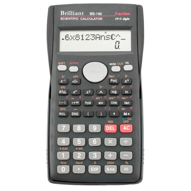 Калькулятор Brilliant BS-140 інженерний 10+2р
