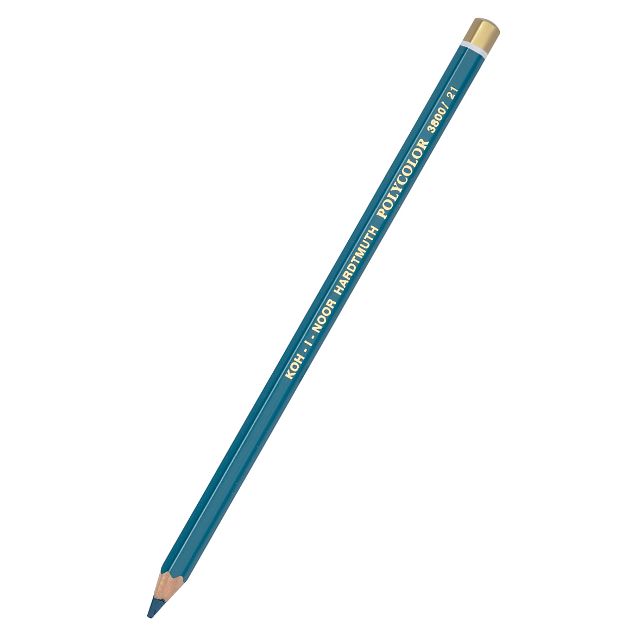 Олівець художній K-I-N Polycolor 3800/21 bluish green/блакитно-зелений