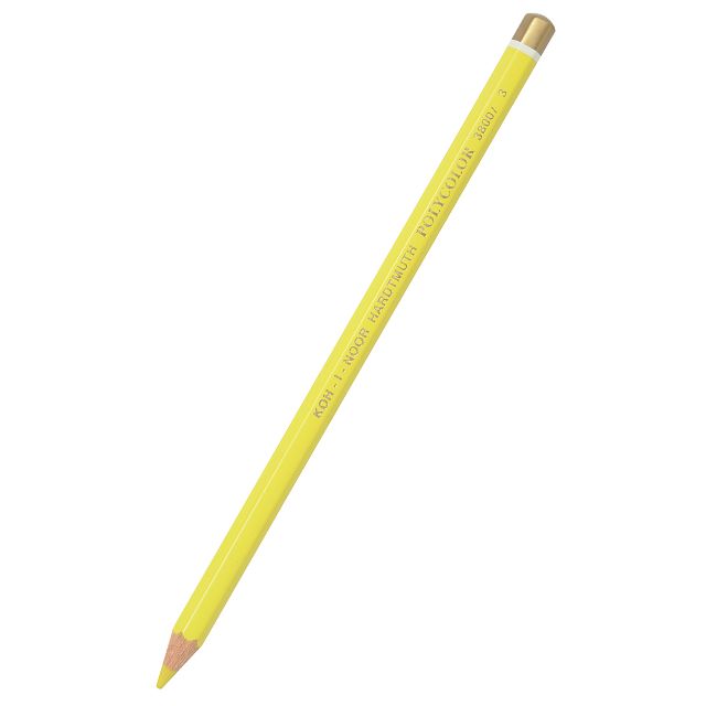 Олівець художній K-I-N Polycolor 3800/3 chorome yellow/хром жовтий