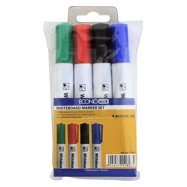 Набір маркерів для дошки Economix 1-3мм 4 кольори