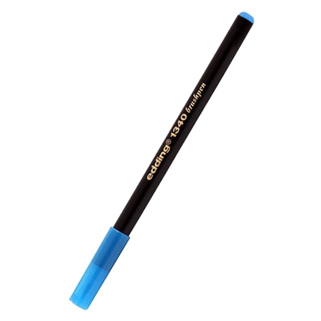 Маркер-пензлик для малювання Edding Brushpen 1340 блакитний