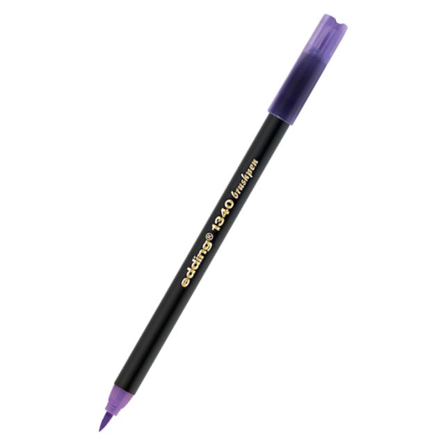 Маркер-пензлик для малювання Edding Brushpen 1340 фіолетовий