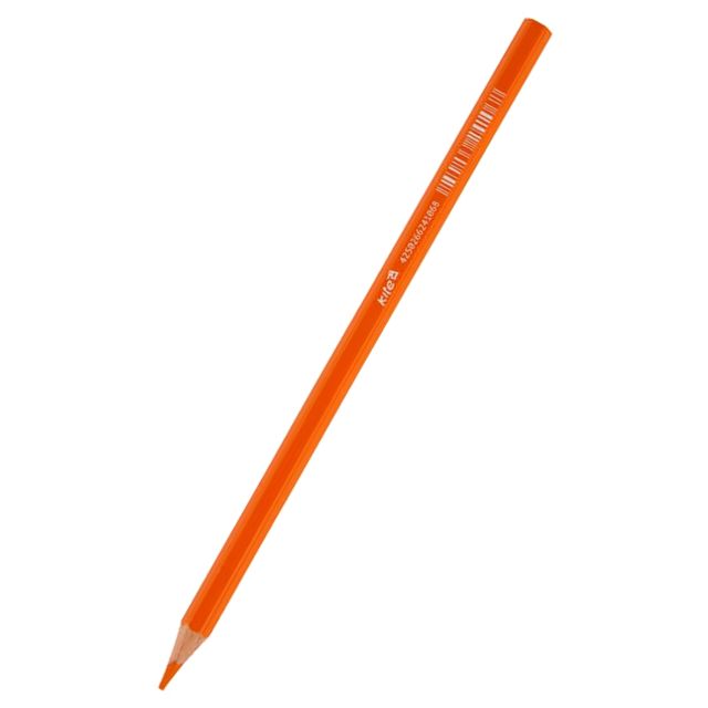 Олівець кольоровий Kite шестигранний помаранчевий