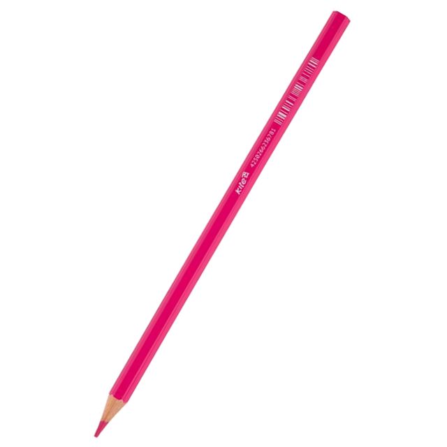 Олівець кольоровий Kite рожевий шестигранний