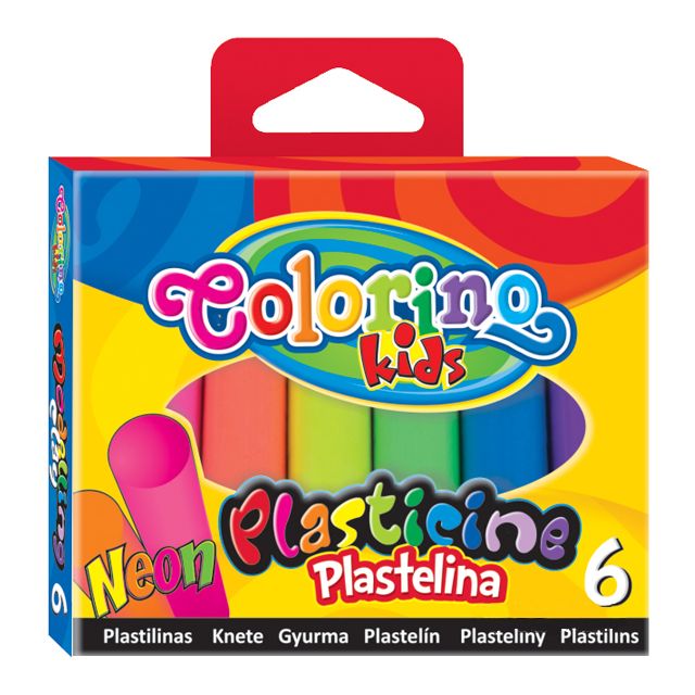 Пластилин Colorino 42666PTR 100г 6 неонових кольорів (42666PTR)