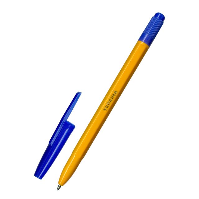 Ручка кулькова Eagle з написом Україна 0,7 мм синя