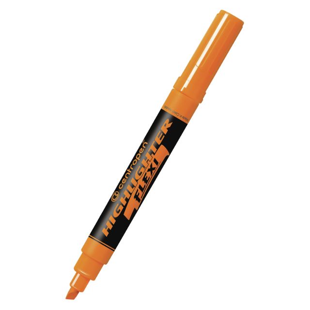 Текстовий маркер Centropen Flexi 8542 1-4,6мм помаранчевий
