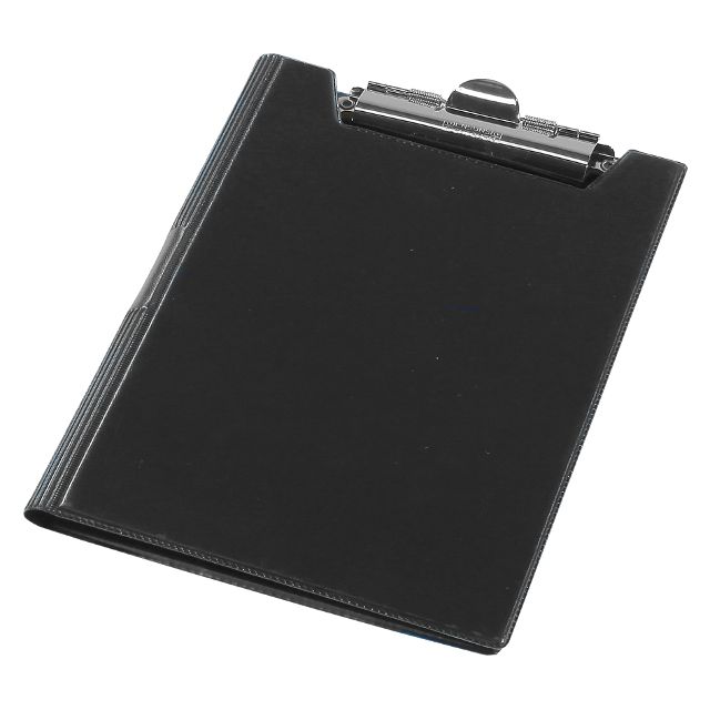 Папка-планшет А4 Panta Plast з притискачем чорна PVC