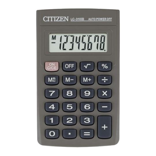 Калькулятор Citizen LC-310III кишеньковий 8р