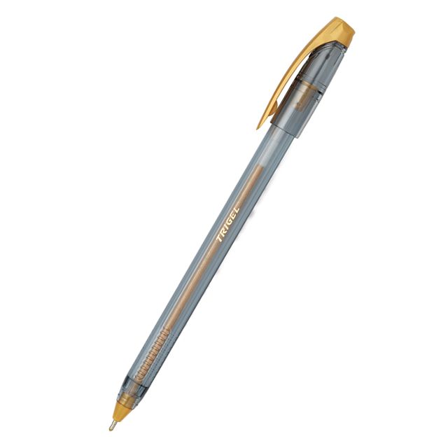 Ручка гелева Unimax Trigel UX-131 1,0 мм золота