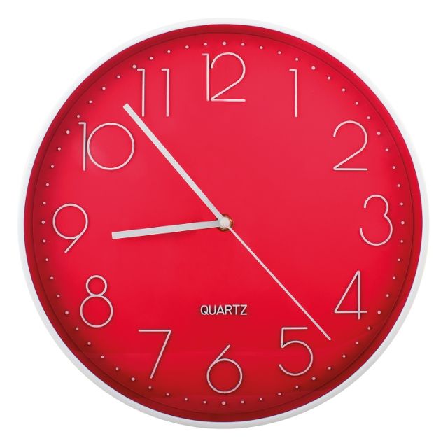Настінний годинник EconoMix "Promo Prime" 51808-03 червоний