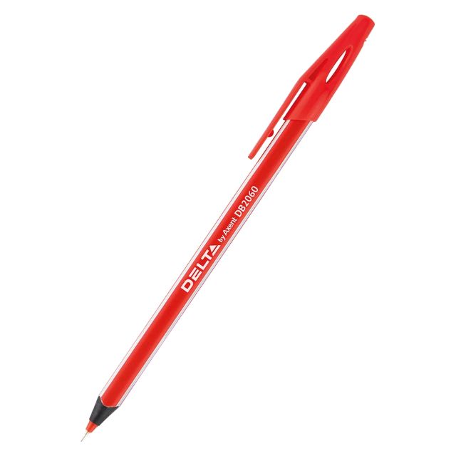 Ручка масляна Delta DB2060 0,7 мм червона