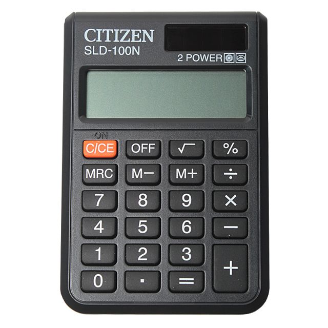 Калькулятор Citizen SLD-100 кишеньковий 8р (4562195139430)
