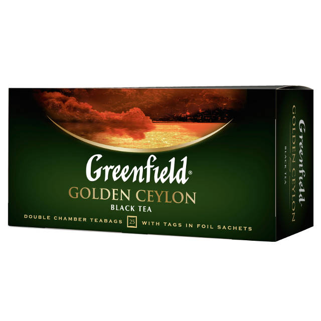 Чай Greenfield Golden Ceylon у пакетиках 25х2г