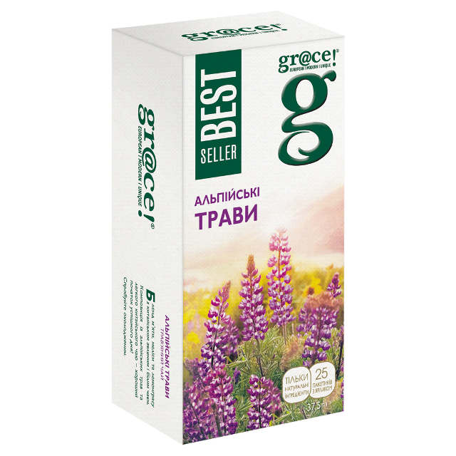 Чай Grace Альпійські трави в пакетиках 25х1,5г