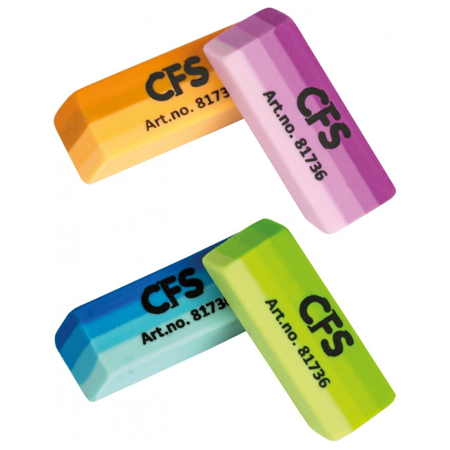 Гумка CFS Gradient асорті кольорів