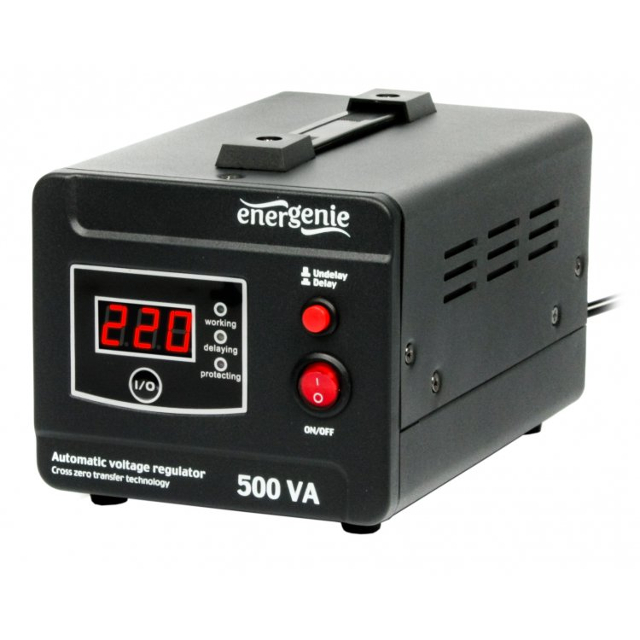 Стабілізатор напруги Energenie EG-AVR-D500-01 230В 500ВА