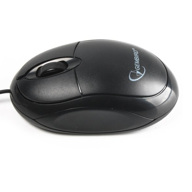 Миша комп`ютерна Gembird Mus-U-01 оптична USB 2-х кнопкова+колесо чорна