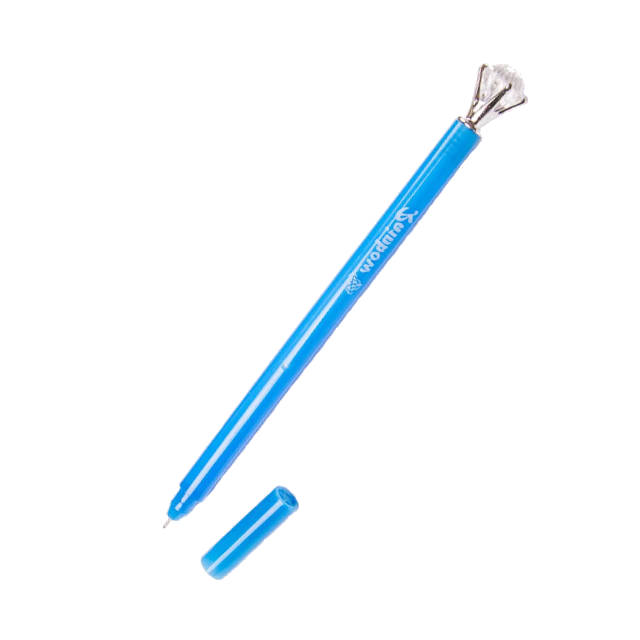 Ручка гелева Rainbow 1370 із кристалом 0,38 мм в асортименті
